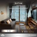 ขายคอนโด Rhythm Sukhumvit 501 BED ห้องชั้นสูง เฟอร์นิเจอร์ครบ วิวแม่น้ำ