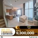 ขายVilla Asoke ห้อง Duplex 2 ชั้น  1 ห้องนอน 2 ห้องน้ำ 80 ตร.ม. วิวสวย ตกแต่งโทนสีขาวสะอาดตา